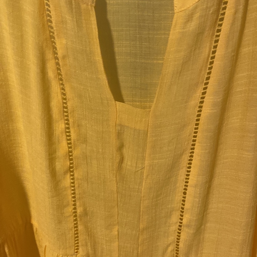 NWT WOMEN’S PLUS SIZE GOLD TUNIC TOP - Picture 5 of 8